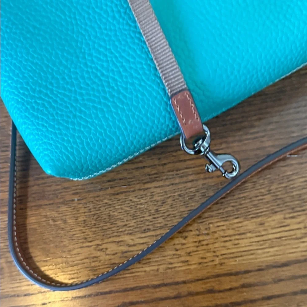 Dooney & Bourke Green Leather Crossbody Bag - Picture 7 of 10
